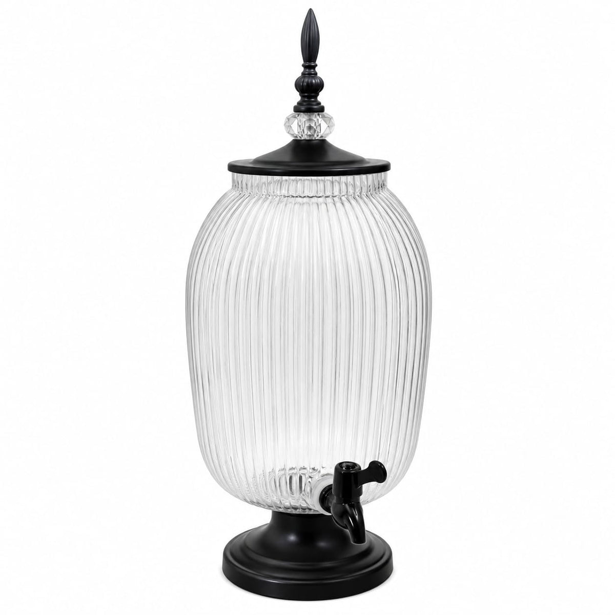 Glass Beverage Dispenser with Tap | Premium Drink Server