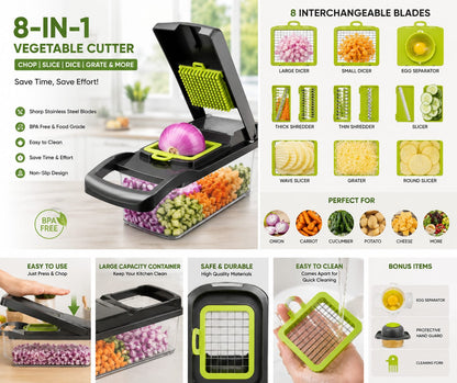 8-in-1 Vegetable Chopper