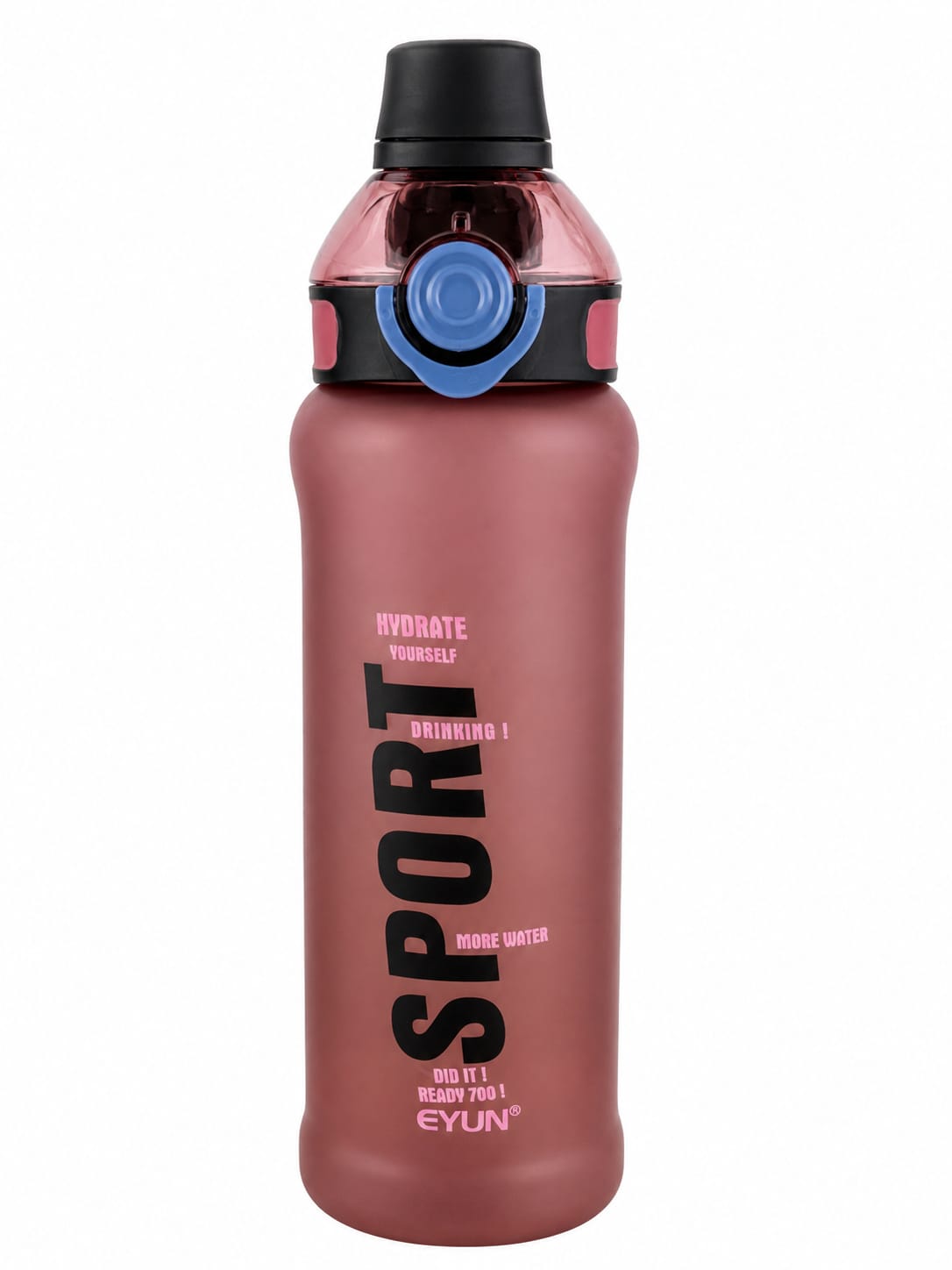 Sports Water Bottle with Leak-Proof Lid & Carry Handle