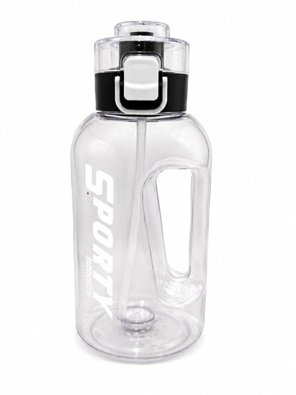 Sports Water Bottle with Leak-Proof Lid & Carry Handle