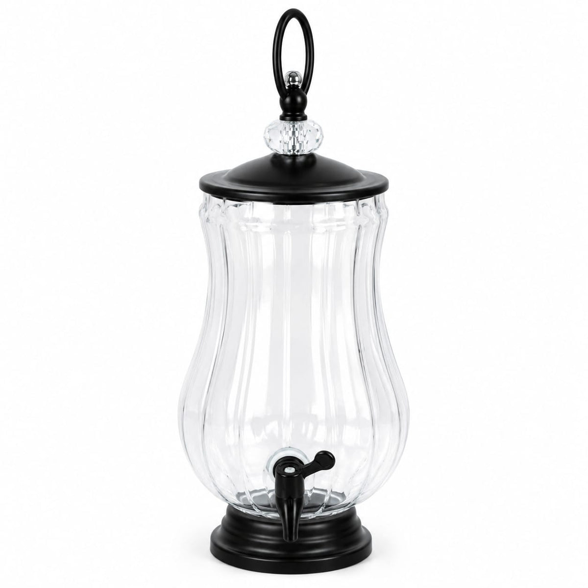 Glass Beverage Dispenser with Tap | Premium Drink Server